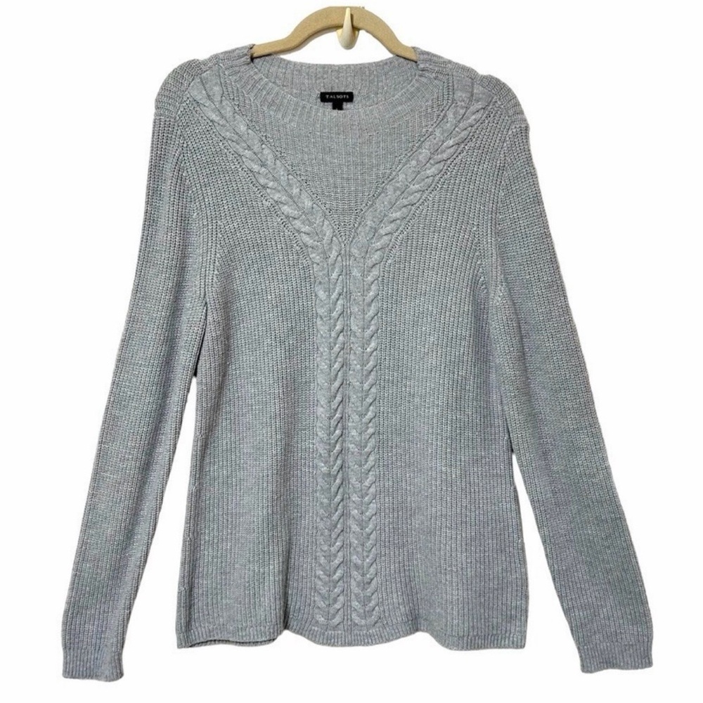 Talbots Plus Petites Cable Knit Sweater
